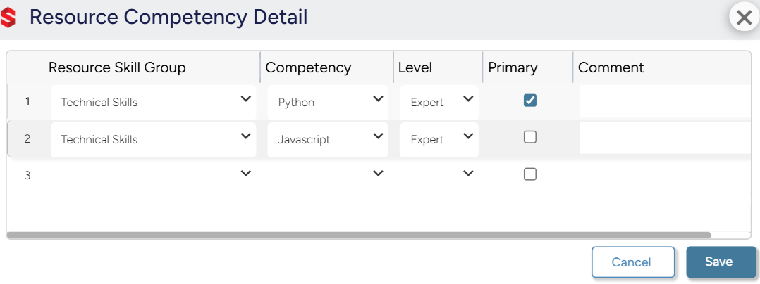 Competency Matrix Dashboard